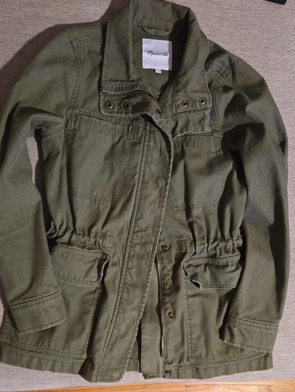 Madewell Olive Utility Field Jacket